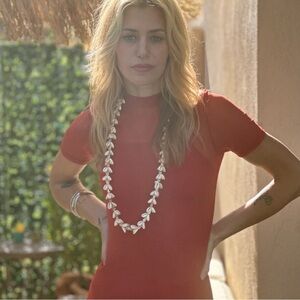 Handmade Authentic Shell Necklace - Cream and Tan